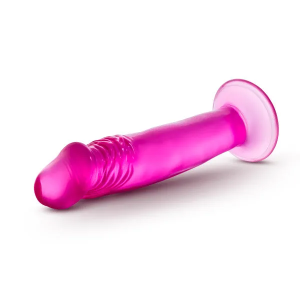 B Yours Sweet N Small 6in Dildo W Suction Cup Pink SimpleeDiscreet Dildos