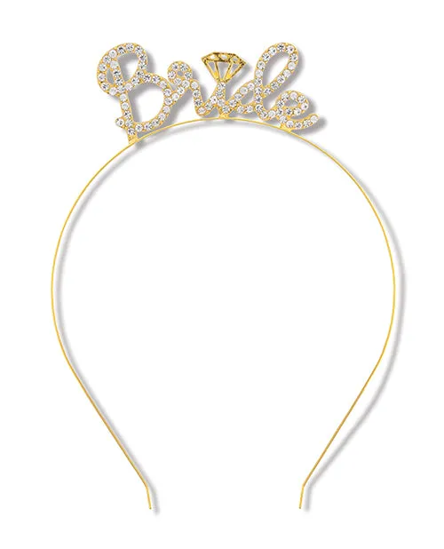 Beistle Vibrators Rhinestone Bride Headband