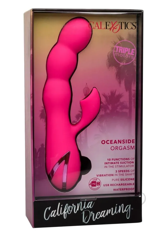 California Dreaming California Dreaming Oceanside Orgasm Rechargeable Silicone Clitoral Stimulator Pink Female Sex Toys California Dreaming California Dreaming Oceanside Orgasm Rechargeable Silicone Clitoral Stimulator Pink Female Sex Toys