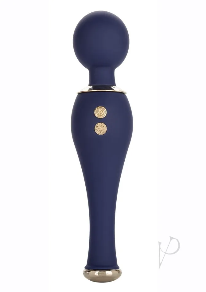Chic Poppy Rechargeable Silicone Wand Massager Blue Chic Vibrators Chic Poppy Rechargeable Silicone Wand Massager Blue Chic Vibrators