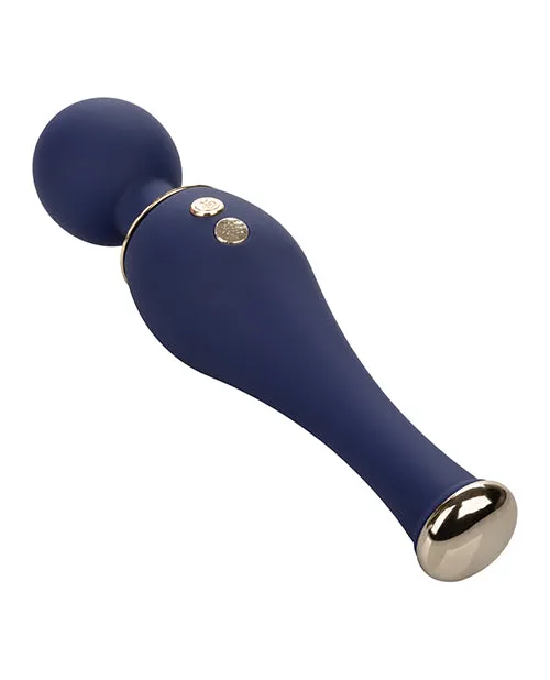 Chic Poppy Rechargeable Silicone Wand Massager Blue Chic Vibrators Chic Poppy Rechargeable Silicone Wand Massager Blue Chic Vibrators