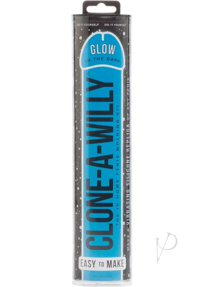 Clone A Willy Female Sex Toys CloneAWilly Silicone Dildo Molding Kit with Vibrator Glow In The Dark Blue Clone A Willy Female Sex Toys CloneAWilly Silicone Dildo Molding Kit with Vibrator Glow In The Dark Blue