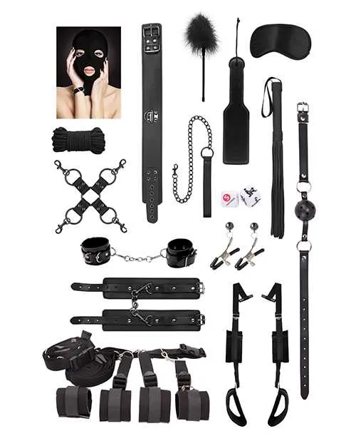 Couples Ouch Kits Ouch Advanced Bondage Kit Black Couples Ouch Kits Ouch Advanced Bondage Kit Black
