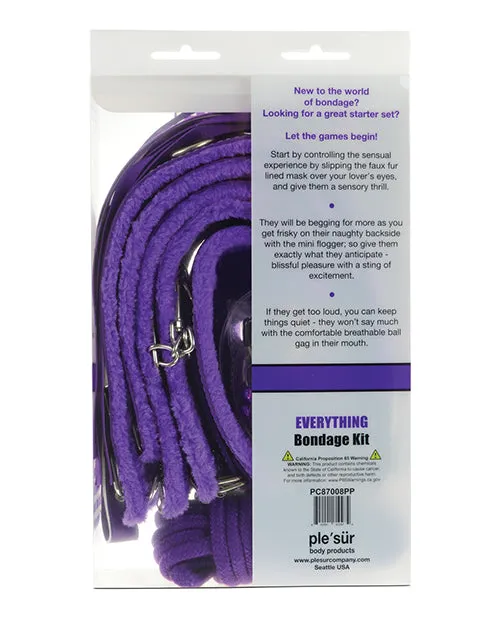 Couples Plesur Plesur Everything Bondage 12 Piece Kit Purple Couples Plesur Plesur Everything Bondage 12 Piece Kit Purple