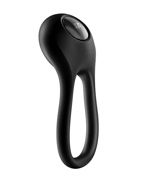 Couples Satisfyer Satisfyer Majestic Duo Silicone Vibrating Cock and Ball Ring Black Couples Satisfyer Satisfyer Majestic Duo Silicone Vibrating Cock and Ball Ring Black