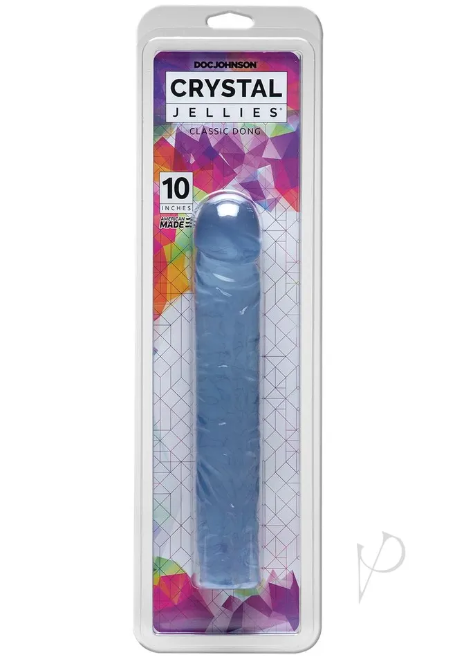 Crystal Jellies Dildos Crystal Jellies Classic Dildo 10in Clear