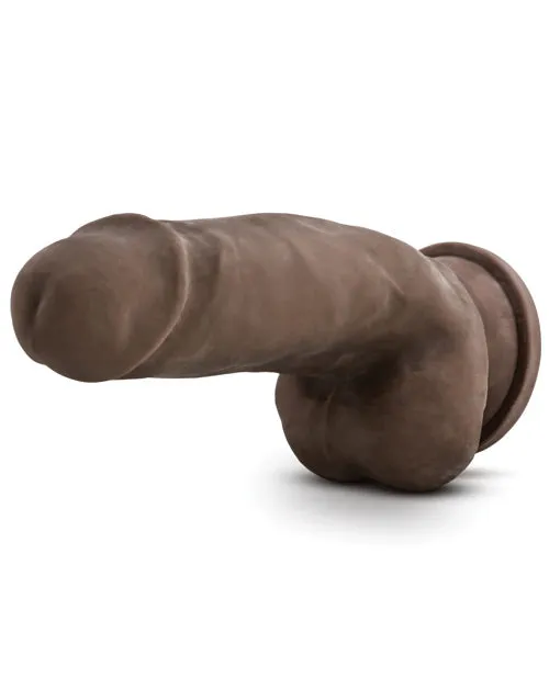 Dildos Au Naturel Sensa Feel Fat Boy Dildo 7in Chocolate Au Naturel