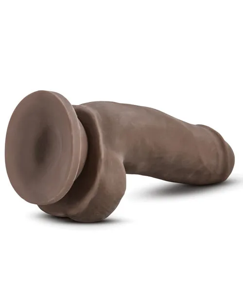 Dildos Au Naturel Sensa Feel Fat Boy Dildo 7in Chocolate Au Naturel