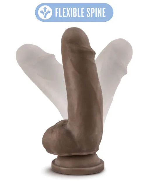 Dildos Au Naturel Sensa Feel Fat Boy Dildo 7in Chocolate Au Naturel