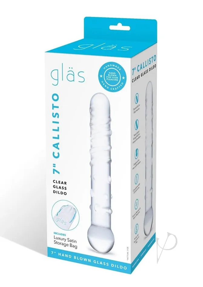 Dildos Glas Glas Callista Clear Glass Dildo