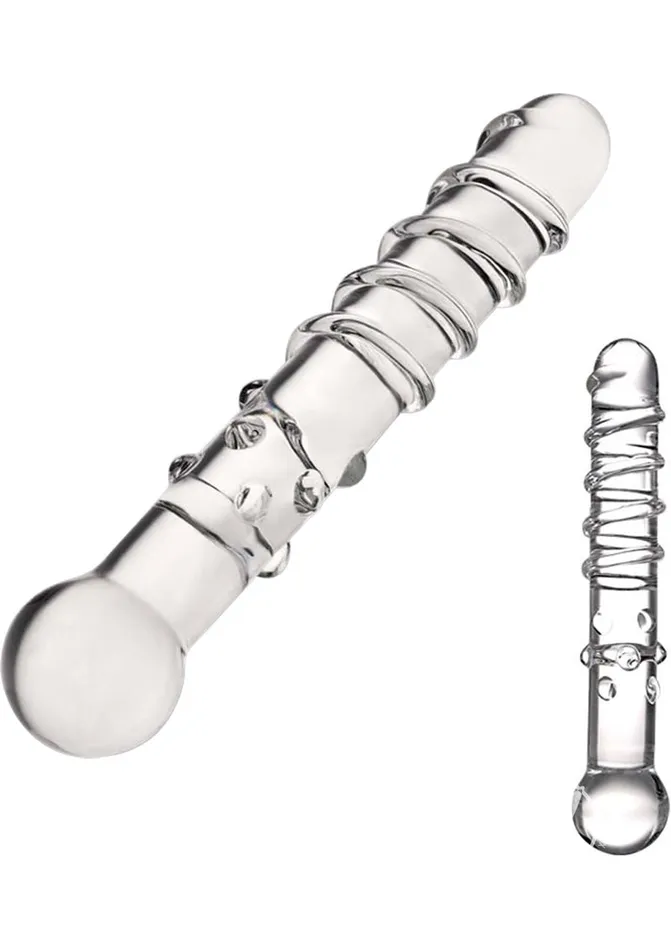 Dildos Glas Glas Callista Clear Glass Dildo Dildos Glas Glas Callista Clear Glass Dildo