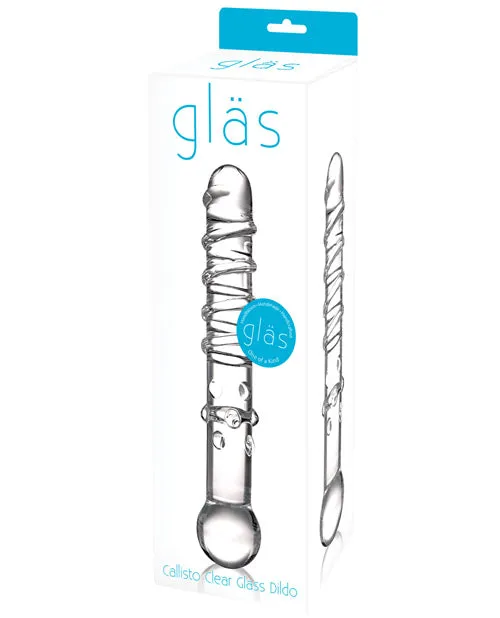 Dildos Glas Glas Callista Clear Glass Dildo Dildos Glas Glas Callista Clear Glass Dildo