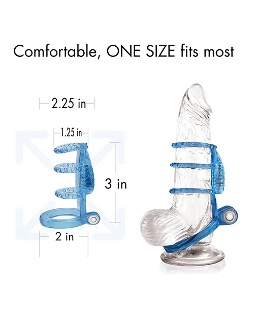Doctor Loves Zinger Dual Vibrating Cock Cage Blue Doctor Love Male Sex Toys Doctor Loves Zinger Dual Vibrating Cock Cage Blue Doctor Love Male Sex Toys