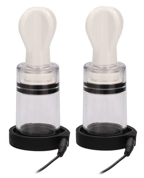 Electro Shock Dildos ElectroShock Electro Nipple Suckers Clear