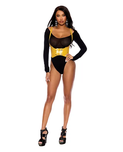 Elegant Moments Leather Harness wAdjustable Buckle Straps and Front Velcro Buckle Closure Yellow 38 Female Sex Toys Elegant Moments Leather Harness wAdjustable Buckle Straps and Front Velcro Buckle Closure Yellow 38 Female Sex Toys