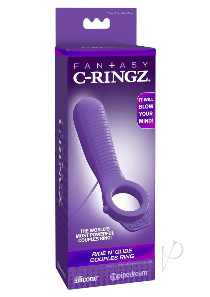 Fantasy C Ringz Couples Fantasy CRingz Silicone Ride N Glide Couples Cock Ring Purple Fantasy C Ringz Couples Fantasy CRingz Silicone Ride N Glide Couples Cock Ring Purple