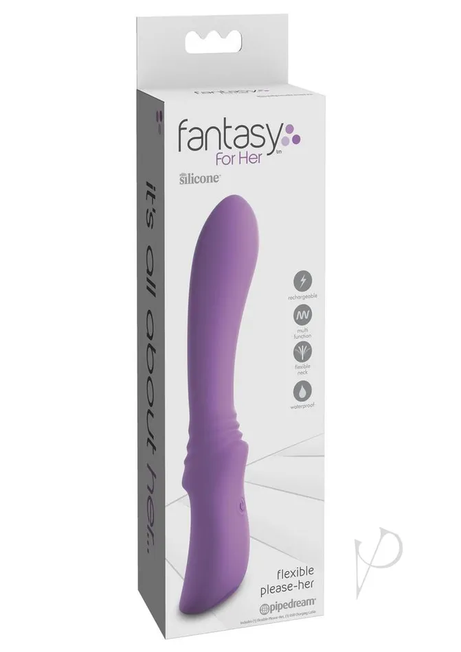 Fantasy For Her Female Sex Toys Fantasy For Her Flexible Please Her Silicone Rechargeable Waterproof Purple Fantasy For Her Female Sex Toys Fantasy For Her Flexible Please Her Silicone Rechargeable Waterproof Purple
