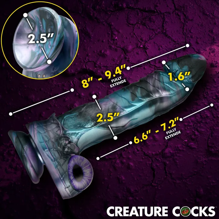 Female Sex Toys AstroThrust Thrusting Vibrating Silicone Dildo Creature Cocks