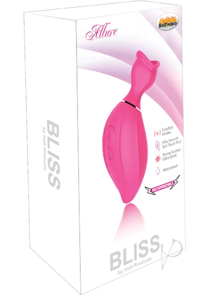 Female Sex Toys Bliss By Hott Products Bliss Allure Silicone Rechargeable Clitoral Suction Vibrator Waterproof Magenta Female Sex Toys Bliss By Hott Products Bliss Allure Silicone Rechargeable Clitoral Suction Vibrator Waterproof Magenta