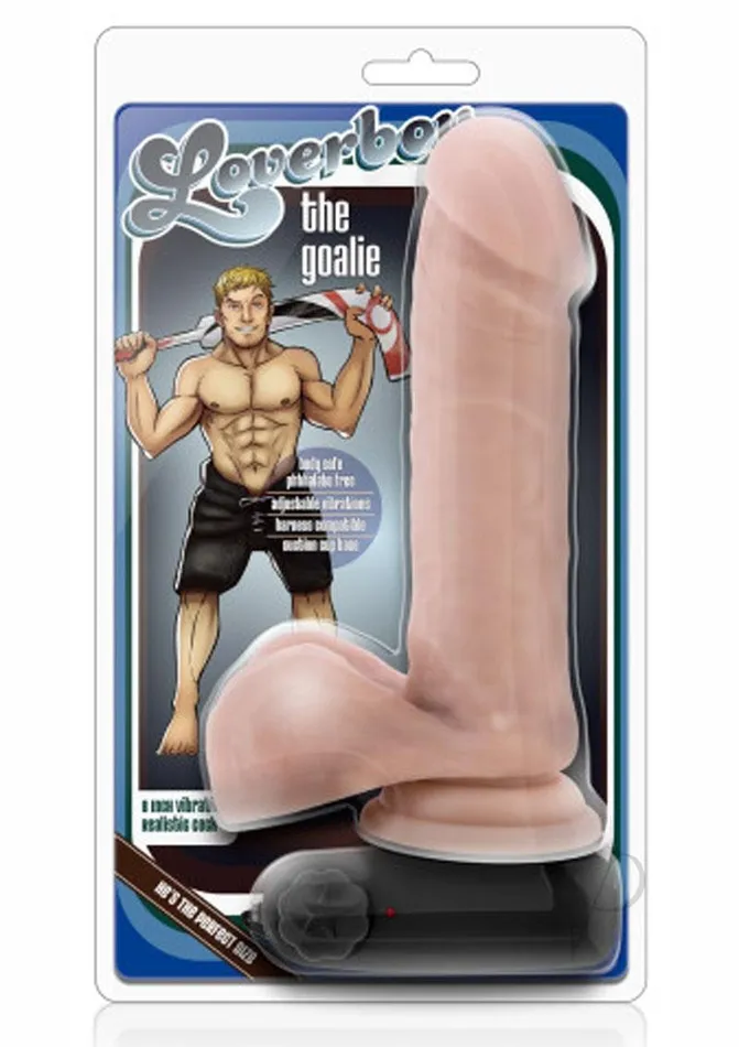 Female Sex Toys Coverboy The Goalie Vibrating Dildo with Balls with Wired Remote Control 8in Vanilla Coverboy Female Sex Toys Coverboy The Goalie Vibrating Dildo with Balls with Wired Remote Control 8in Vanilla Coverboy