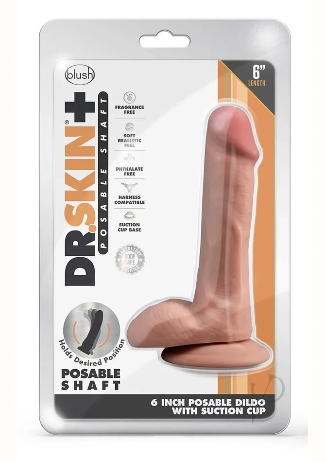 Female Sex Toys Dr Skin Dr Skin Plus Gold Collection Posable Dildo with Balls and Suction Cup 6in Caramel Female Sex Toys Dr Skin Dr Skin Plus Gold Collection Posable Dildo with Balls and Suction Cup 6in Caramel
