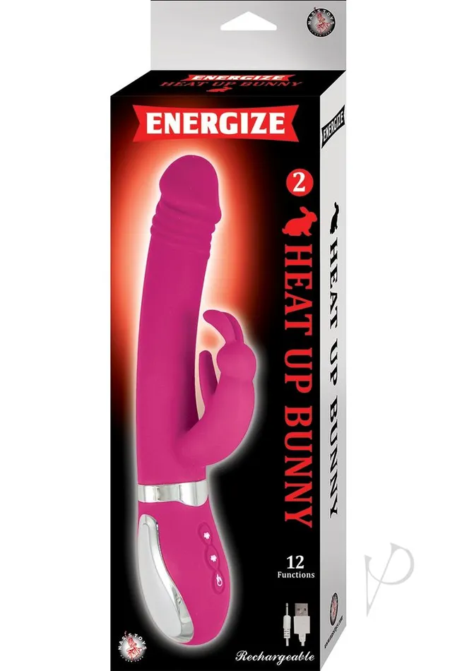 Female Sex Toys Energize Heat Up Bunny 2 Rechargeable Silicone Warming Rabbit Vibrator Pink Energize Female Sex Toys Energize Heat Up Bunny 2 Rechargeable Silicone Warming Rabbit Vibrator Pink Energize