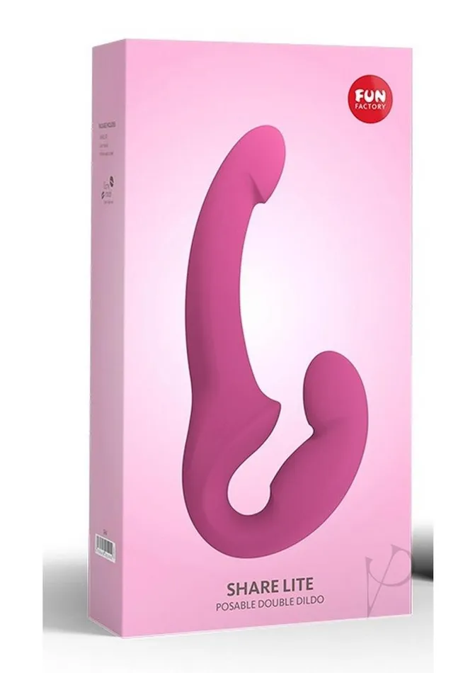 Female Sex Toys Fun Factory Share Lite Posable Double Dildo Silicone Strapless StrapOn Blackberry Female Sex Toys Fun Factory Share Lite Posable Double Dildo Silicone Strapless StrapOn Blackberry