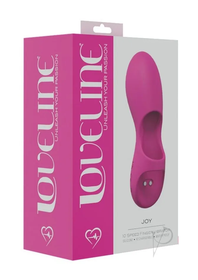Female Sex Toys LoveLine Joy Rechargeable Silicone Finger Vibrator Pink Loveline Female Sex Toys LoveLine Joy Rechargeable Silicone Finger Vibrator Pink Loveline