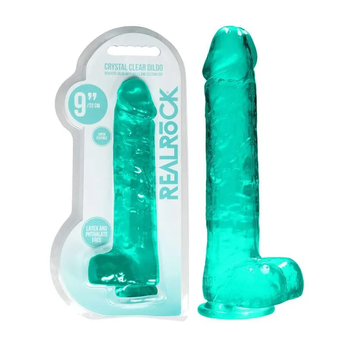 Female Sex Toys REALROCK 9 Inch Realistic Dildo With Balls Wild Night Fantasies Female Sex Toys REALROCK 9 Inch Realistic Dildo With Balls Wild Night Fantasies