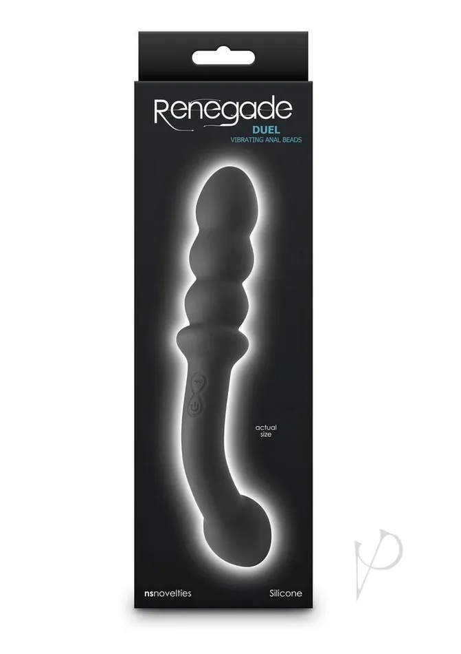 Female Sex Toys Renegade Renegade Duel Rechargeable Silicone Dual End Vibrator Black Female Sex Toys Renegade Renegade Duel Rechargeable Silicone Dual End Vibrator Black