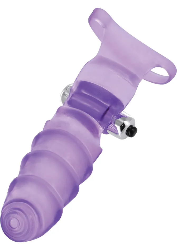 Frisky Vibrators Frisky Double Finger Banger Vibrating GSpot Glove Purple