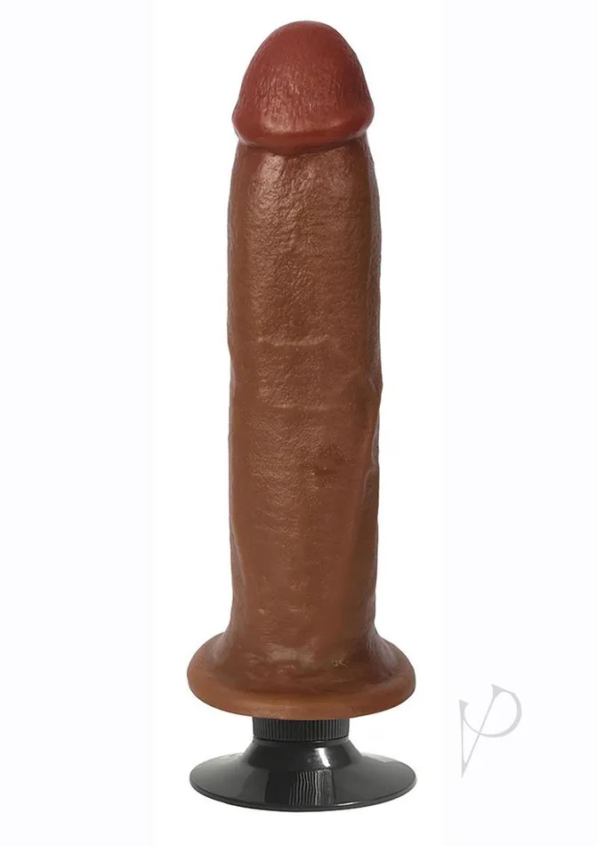 Jock Vibrators JOCK Vibrating Dildo 8in Caramel