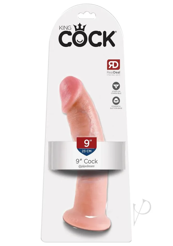 King Cock Dildo 9in Vanilla King Cock Dildos