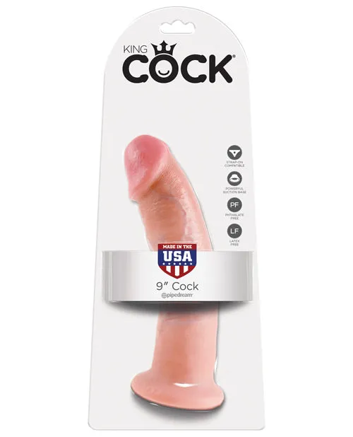 King Cock Dildo 9in Vanilla King Cock Dildos