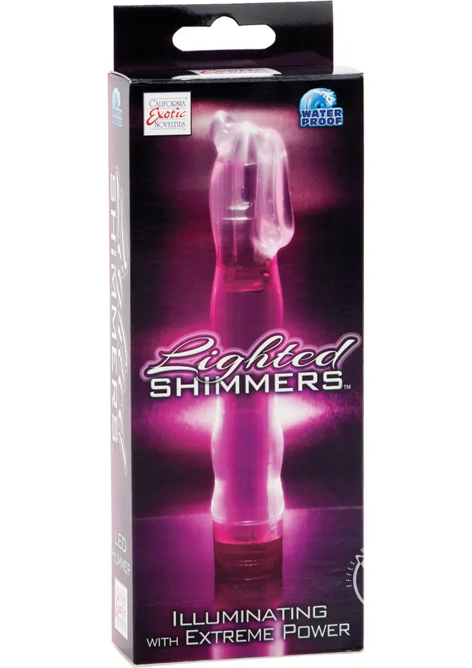 Lighted Shimmers LED Hummer Vibrator Pink Lighted Shimmers Vibrators