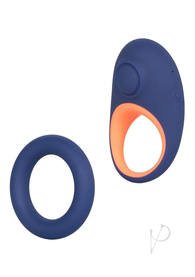 Link Up Couples Link Up Verge Silicone Vibrating Cock Ring BluePink