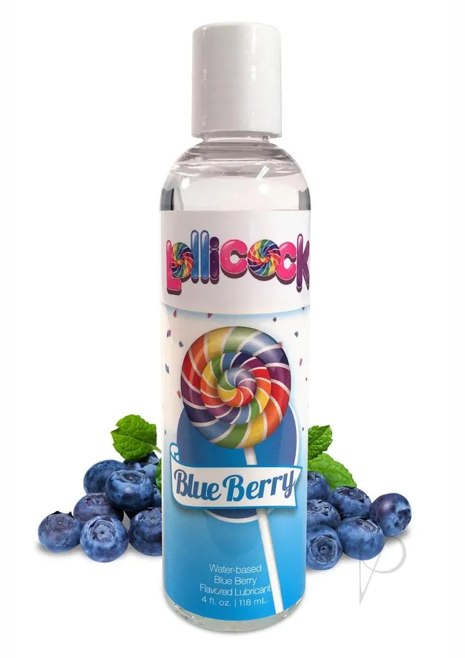 Lollicock Water Based Flavored Lubricant 4oz Blueberry Lollicock Lubricants Lollicock Water Based Flavored Lubricant 4oz Blueberry Lollicock Lubricants