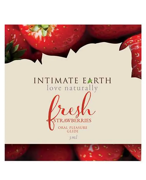 Lubricants Intimate Earth Intimate Earth Lubricant Foil 3 ml Fresh Strawberries Lubricants Intimate Earth Intimate Earth Lubricant Foil 3 ml Fresh Strawberries