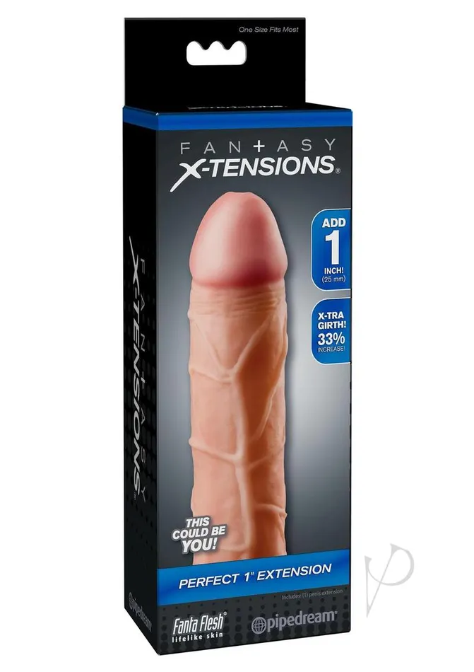 Male Sex Toys Fantasy XTensions Perfect 1in Extension Sleeve 7in Vanilla Fantasy X Tensions Male Sex Toys Fantasy XTensions Perfect 1in Extension Sleeve 7in Vanilla Fantasy X Tensions