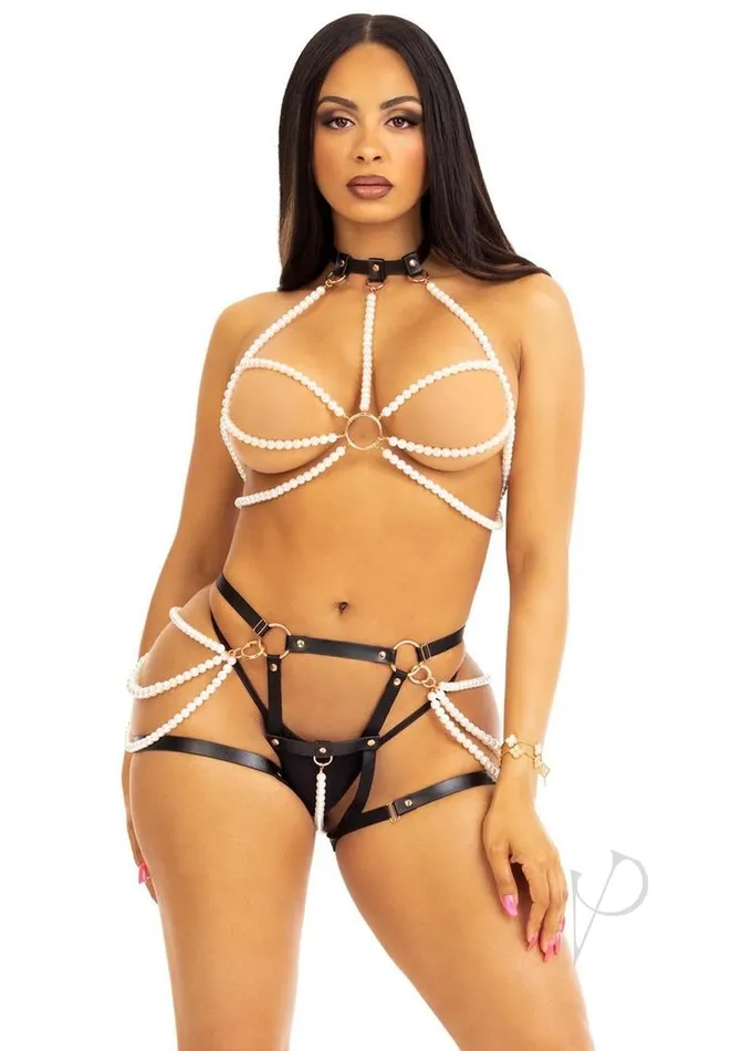 Male Sex Toys Leg Avenue Leg Avenue Faux Pearl Multi Strand Halter Harness with ORing Detail and Convertible Vegan Leather Butt Harness 2 Piece Medium BlackWhite Male Sex Toys Leg Avenue Leg Avenue Faux Pearl Multi Strand Halter Harness with ORing Detail and Convertible Vegan Leather Butt Harness 2 Piece Medium BlackWhite