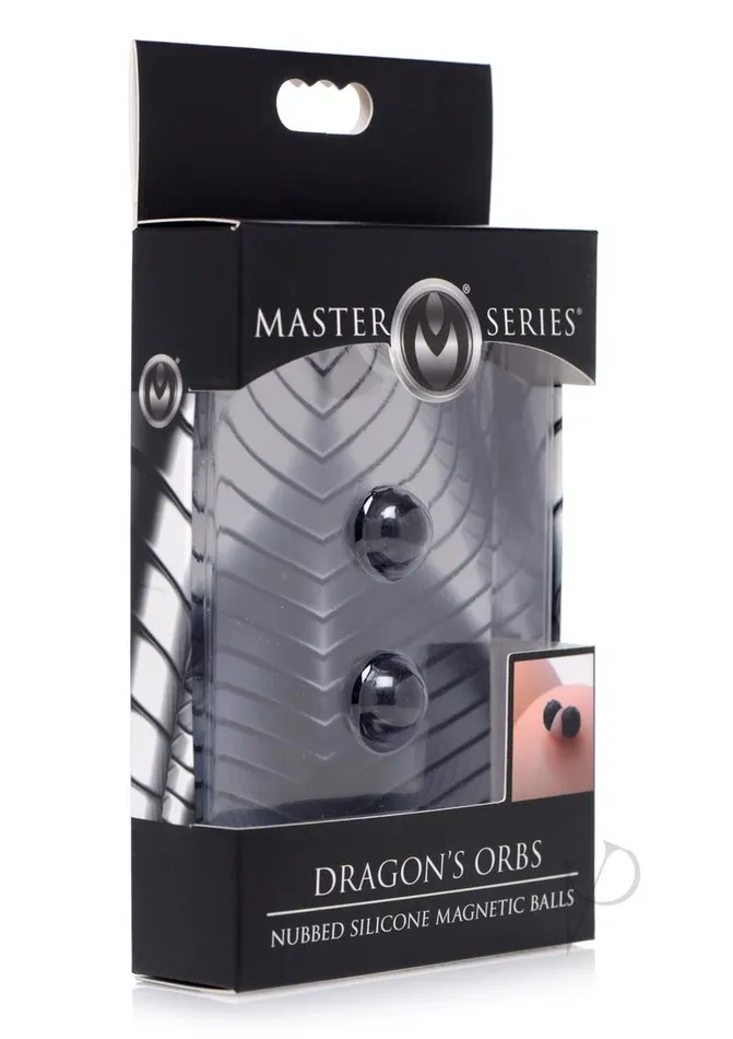 Master Series Dildos Master Series Dragons Orbs Nubbed Silicone Magnetic Balls Black Master Series Dildos Master Series Dragons Orbs Nubbed Silicone Magnetic Balls Black