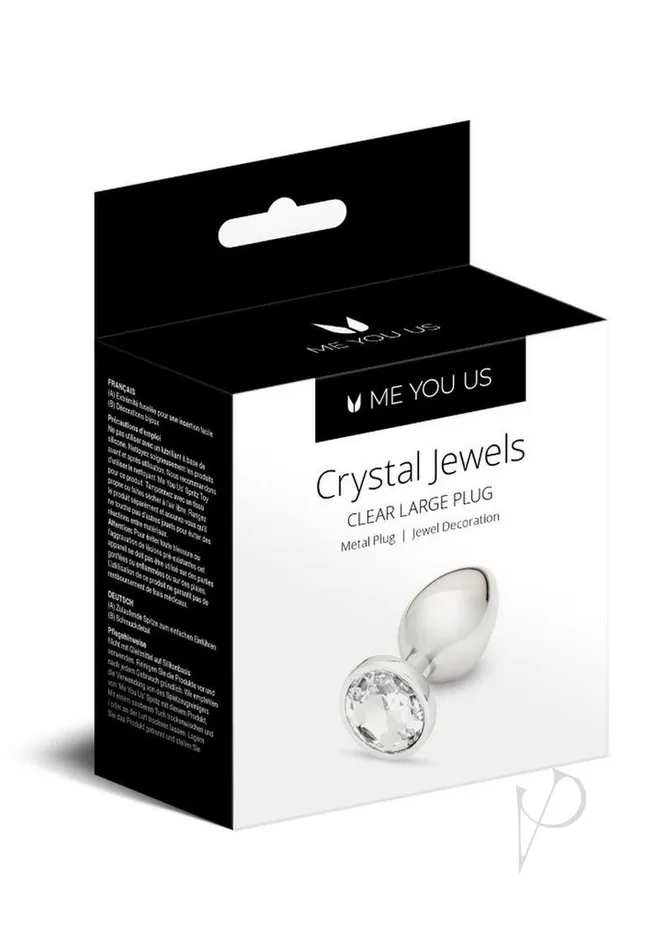 ME YOU US Crystal Jewels Large Clear Me You Us Dildos
