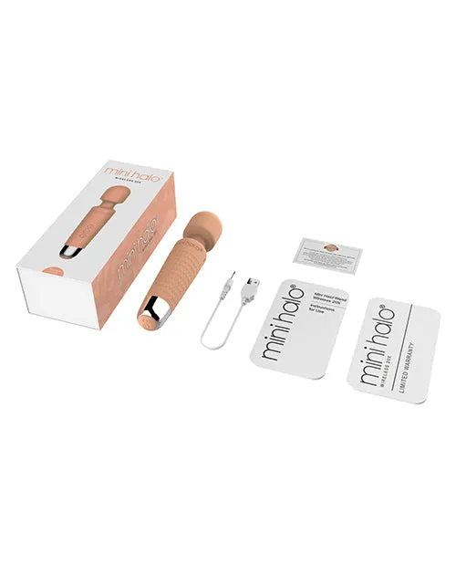 Mini Halo Vibrators Mini Halo Wireless 20x Wand Peach Fuzz Mini Halo Vibrators Mini Halo Wireless 20x Wand Peach Fuzz