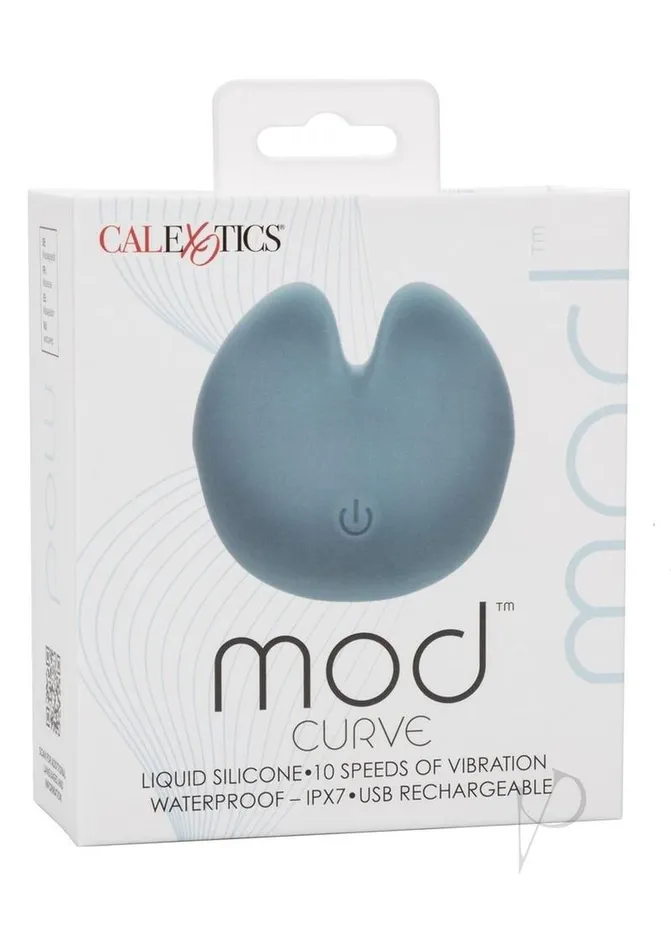 Mod Vibrators Mod Curve Rechargeable Silicone Massager Blue