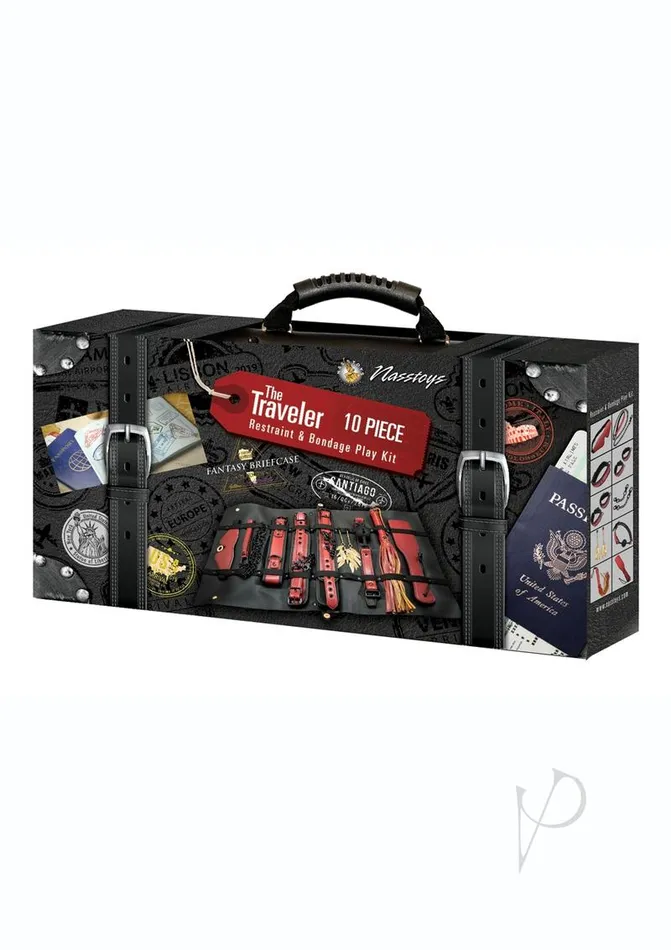 Nasstoys Couples The Traveler Restraints and Bondage Kit 10 Pieces