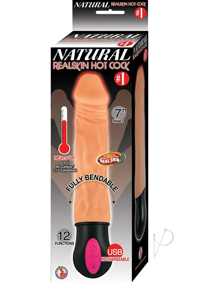 Natural Female Sex Toys Natural Realskin Hot Cock 1 Rechargeable Warming Vibrator 7in Vanilla Natural Female Sex Toys Natural Realskin Hot Cock 1 Rechargeable Warming Vibrator 7in Vanilla