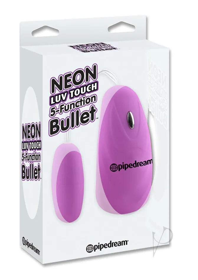 Neon Luv Touch Bullet Vibrator with Wired Remote Control Purple Neon Female Sex Toys Neon Luv Touch Bullet Vibrator with Wired Remote Control Purple Neon Female Sex Toys