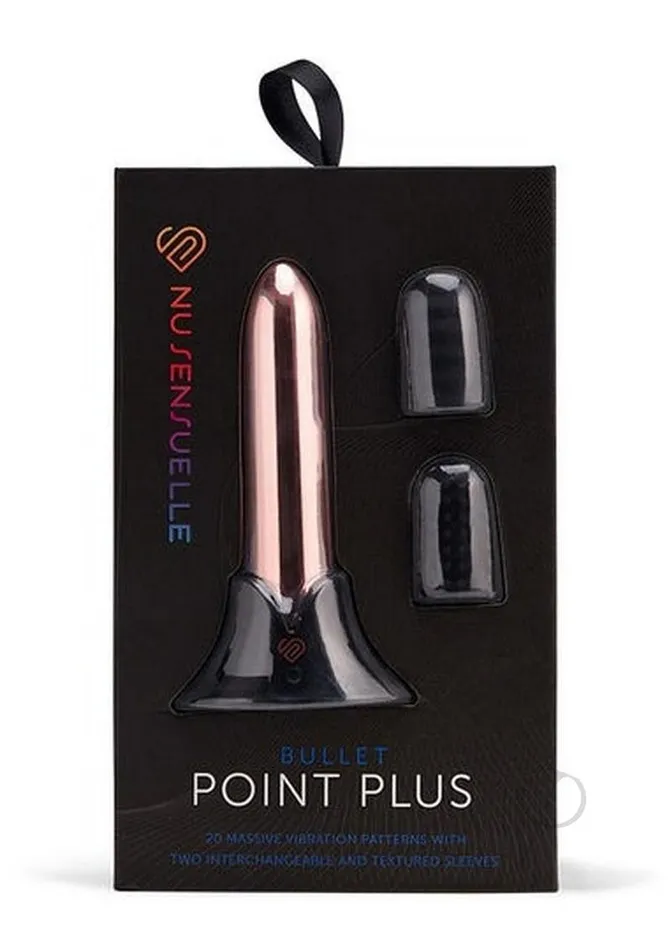 Nu Sensuelle Nu Sensuelle Point Plus Rechargeable Bullet Rose Gold Vibrators Nu Sensuelle Nu Sensuelle Point Plus Rechargeable Bullet Rose Gold Vibrators