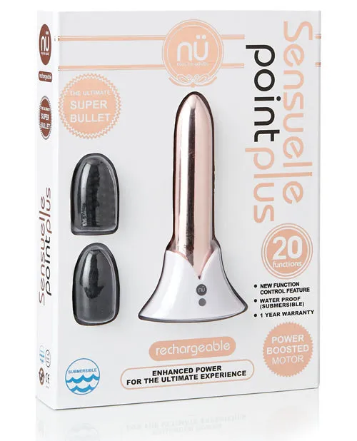 Nu Sensuelle Nu Sensuelle Point Plus Rechargeable Bullet Rose Gold Vibrators