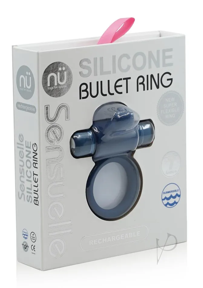 Nu Sensuelle Silicone Bullet Ring Rechargeable Vibrating Cock Ring Navy Blue Nu Sensuelle Male Sex Toys Nu Sensuelle Silicone Bullet Ring Rechargeable Vibrating Cock Ring Navy Blue Nu Sensuelle Male Sex Toys